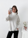 Sweater polera oversize cuadros Dunedin - BENKA