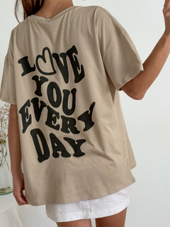 Remeron algodón oversize Love you every day Freelove en internet