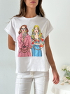 Remera amplia manga rebatible Femme - comprar online