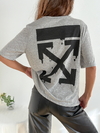 Remera amplia manga oversize Flechas CorFle