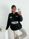 Buzo rustico oversize con capucha Freedom Miami kapmia - BENKA