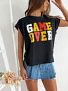 Remera amplia manga rebatible Game Over