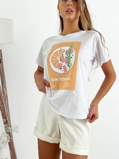 Remera algodón Gin tonica