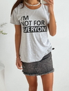 Remera algodón I am Not notkap - tienda online