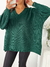 Sweater oversize escote V Acapulco - tienda online