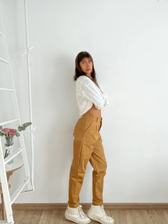 Pantalón gabardina Slouchy con pinzas Kazan en internet