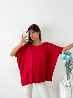 Remeron modal viscosa oversize con recorte y pinzas Kira - BENKA