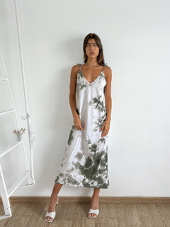 Vestido largo de algodón new arrivals