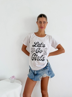 Remera algodón Lets go girlspu - comprar online