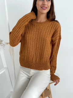 Sweater trenzas finas Lourent - comprar online