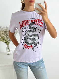 Remera algodón Love bites en internet