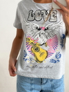 Remera lentejuelas Love - BENKA