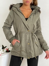 Parka gabardina con piel y capucha Mauren