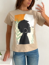 Remera algodón Mujer afro - tienda online