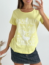 Remera de algodón Nashville Tennesse citykap - BENKA