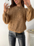 Sweater trenzado manga globo Niza - BENKA