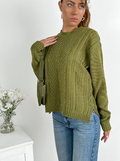 Sweater ancho calado y trenzado Oladipo - comprar online