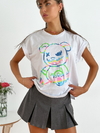 Remera amplia manga rebatible Oso Fwo - comprar online