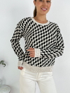 Sweater jacquard Oyster