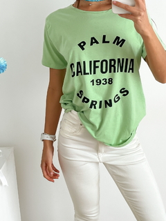Remera algodón Palm california palkap - tienda online