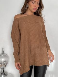 Sweater oversized cuello bote Philipa en internet