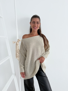 Sweater oversized cuello bote Philipa en internet