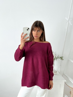 Imagen de Sweater oversized cuello bote Philipa