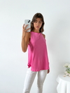 Musculosa algodón con terminación redondeada Pierre - comprar online