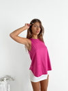 Musculosa algodón con terminación redondeada Pierre - BENKA