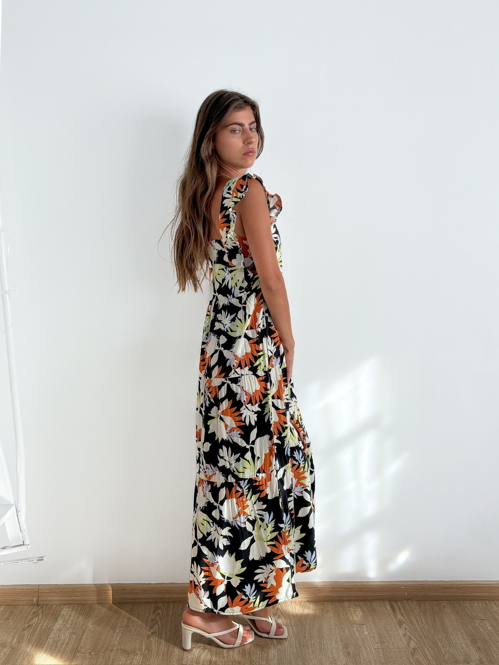 Vestido amplio largo sale