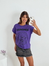Remera amplia manga rebatible Ramones - comprar online