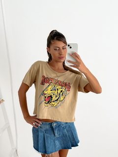 Remera algodón Rock & roll tigre - tienda online