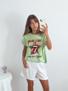 Imagen de Remera amplia manga rebatible estampada Rolling Stones RS1981