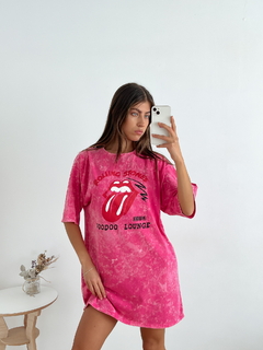 Remeron de algodón gastado Rolling Stones Voodokap Batik - comprar online