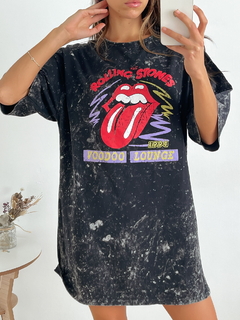 Remeron de algodón gastado Rolling Stones Voodokap Batik en internet