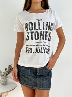 Remera de algodón Rolling Stones Frikap - comprar online
