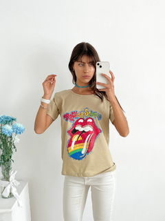 Remera algodón Rolling stones multikap - comprar online