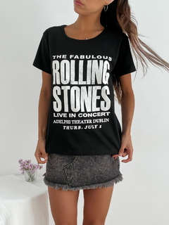 Remera algodón Rolling stones live in concert rlickap - comprar online