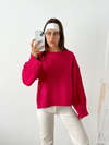 Sweater pesado cuello redondo manga oxford Salamanca - tienda online