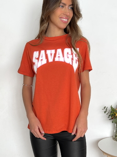 Remera algodón Savage