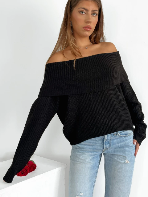 Sweater hombros caidos Shoulder - Comprar BENKA