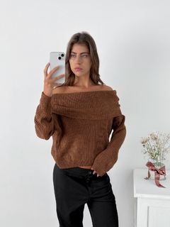 Sweater hombros caidos Shoulder - tienda online