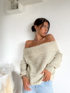 Sweater hombros caidos Shoulder - tienda online