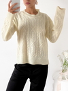 Sweater rombos y trenzas Siegmund - tienda online
