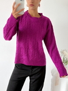 Sweater rombos y trenzas Siegmund - tienda online