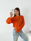 Sweater de verano calado manga ancha Spiaggia - comprar online