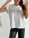 Remera algodón manga rebatible Stay Wild WildATL - tienda online