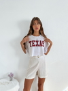 Remera manga oversize estampada Texas Pertex - comprar online