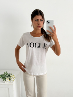 Remera de algodon Vogue vokap - comprar online