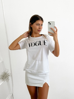 Remera algodón Vogue en internet